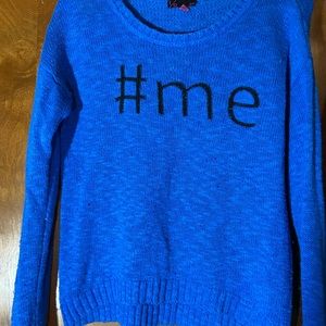 “#ME” sweater
